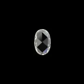 0.51ct Oval Rose Cut Diamond 7.38x4.68mm