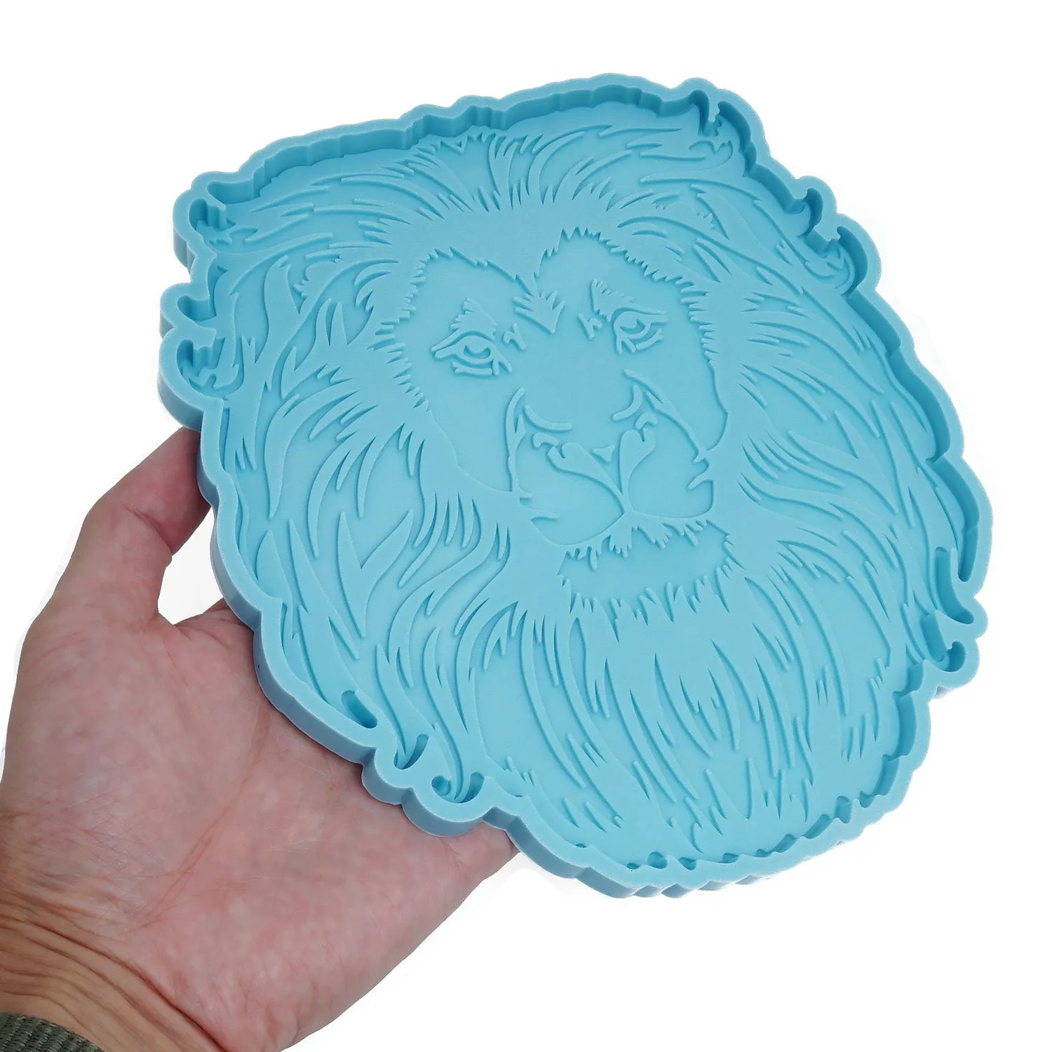 1 piece Silicone Lion Coaster Mold Silicone Table Mat Mold Shiny Lion Mold For Home Decoration 10385350