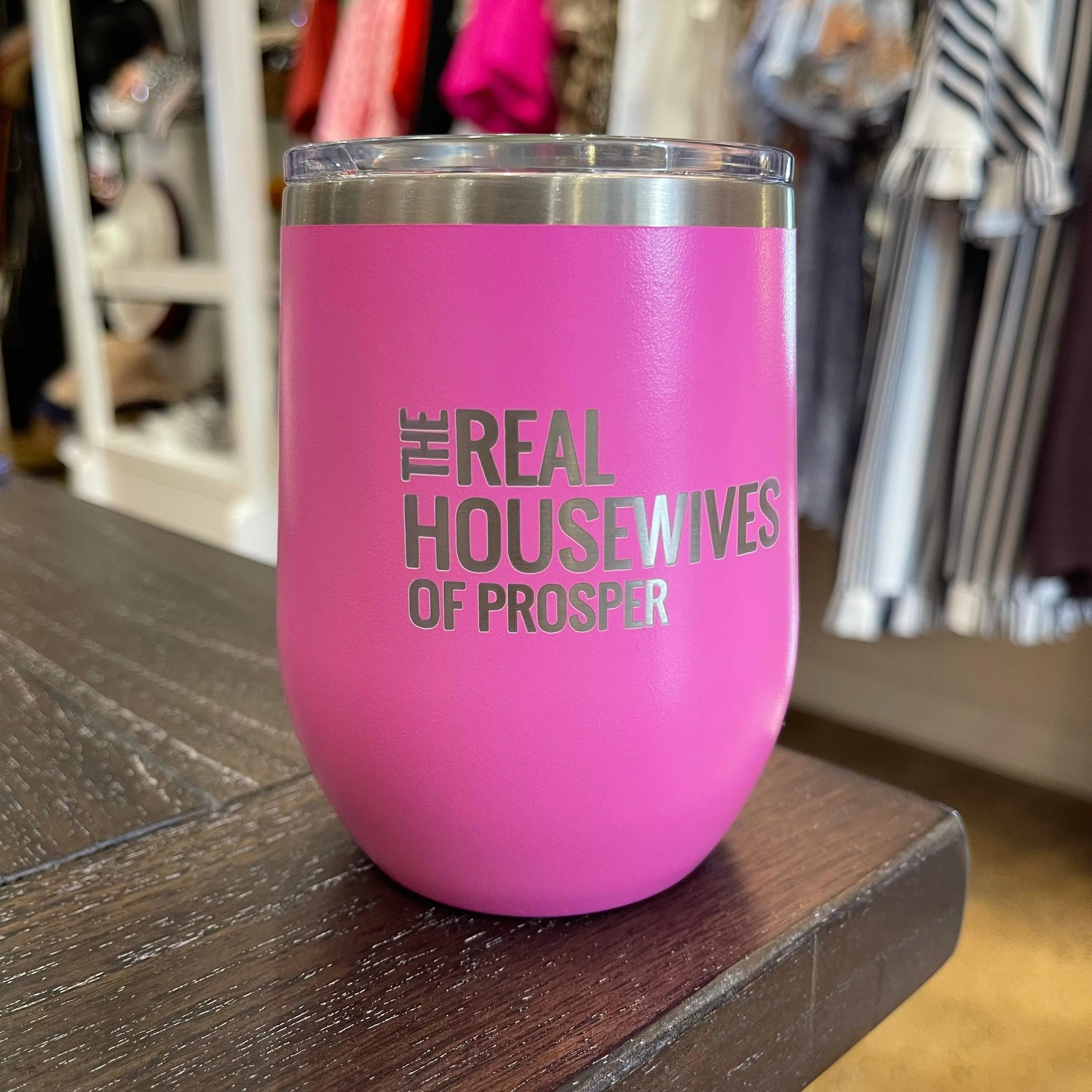 12oz Real Housewives of Prosper Wine Tumbler