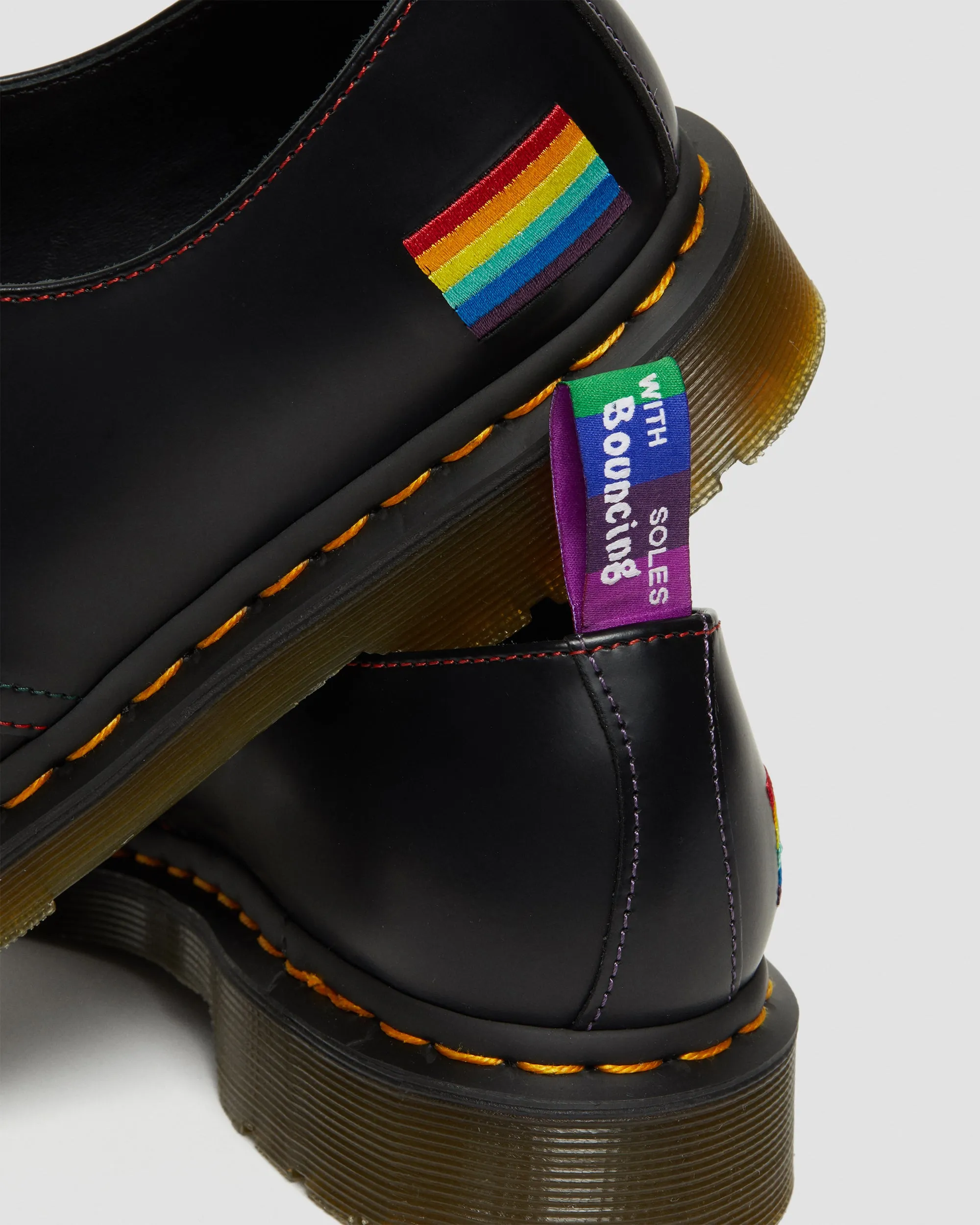 1461 FOR PRIDE BLACK SMOOTH OXFORD