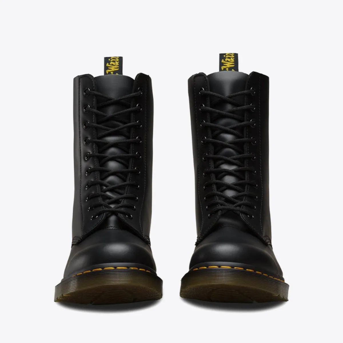 1490 10 Eye Boot - Black