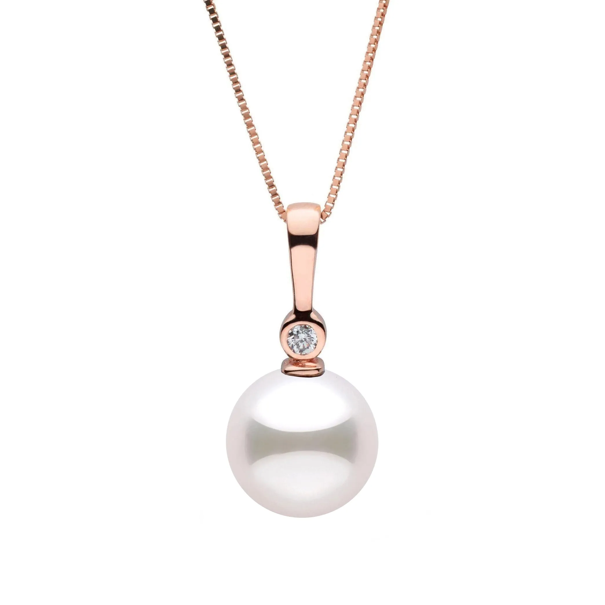 8.5-9.0 mm Akoya Pearl and Diamond Aspire Collection Pendant