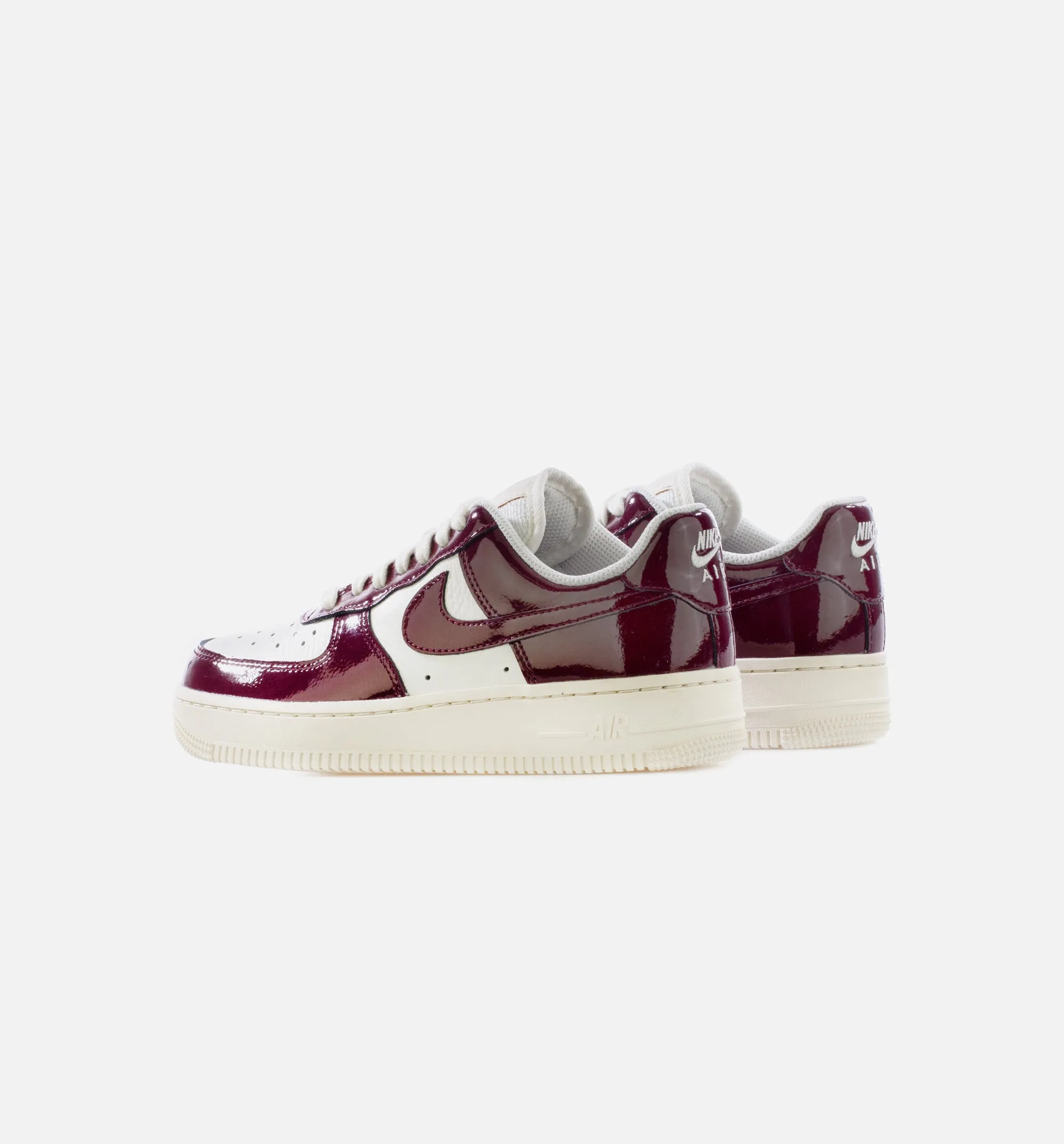 Air Force 1 Low Dark Beetroot Womens Lifestyle Shoe - Sail/Beetroot