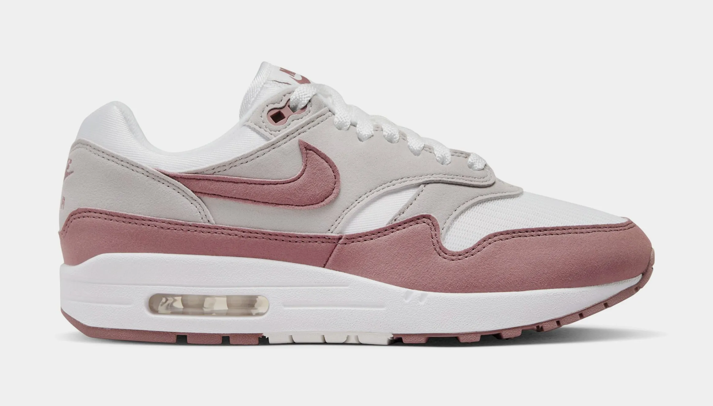 Air Max 1 Smokey Mauve Womens Running Shoes (Summit White/Light Iron Ore/Smokey Mauve)