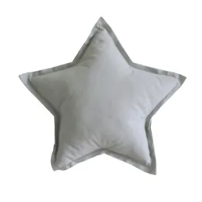 Alimrose Linen Star Pillow - Grey