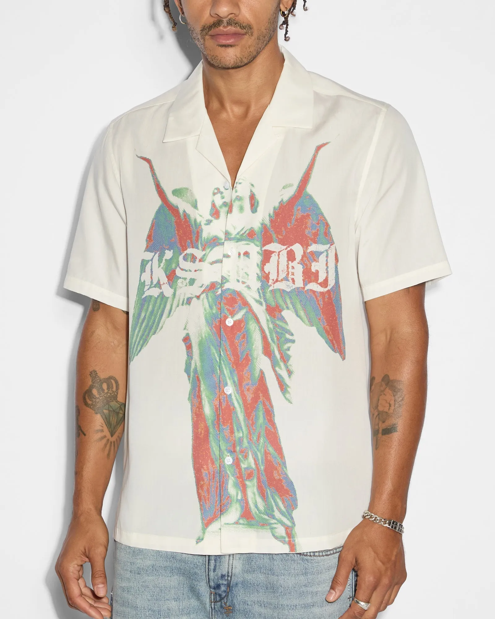 ANGELIK RESORT SS SHIRT WHITE