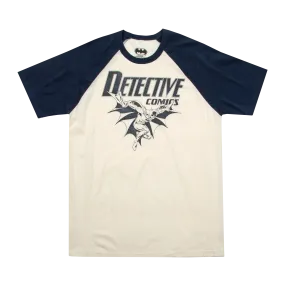 Batman Detective Comics Blue & White Raglan