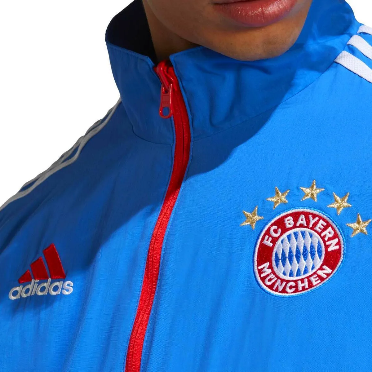 Bayern Munich pre-match presentation Soccer jacket 2023 - Adidas