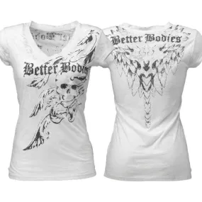 Better Bodies Burnout Tee - White