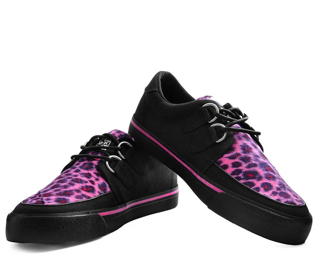 Black & Pink Leopard Sneaker