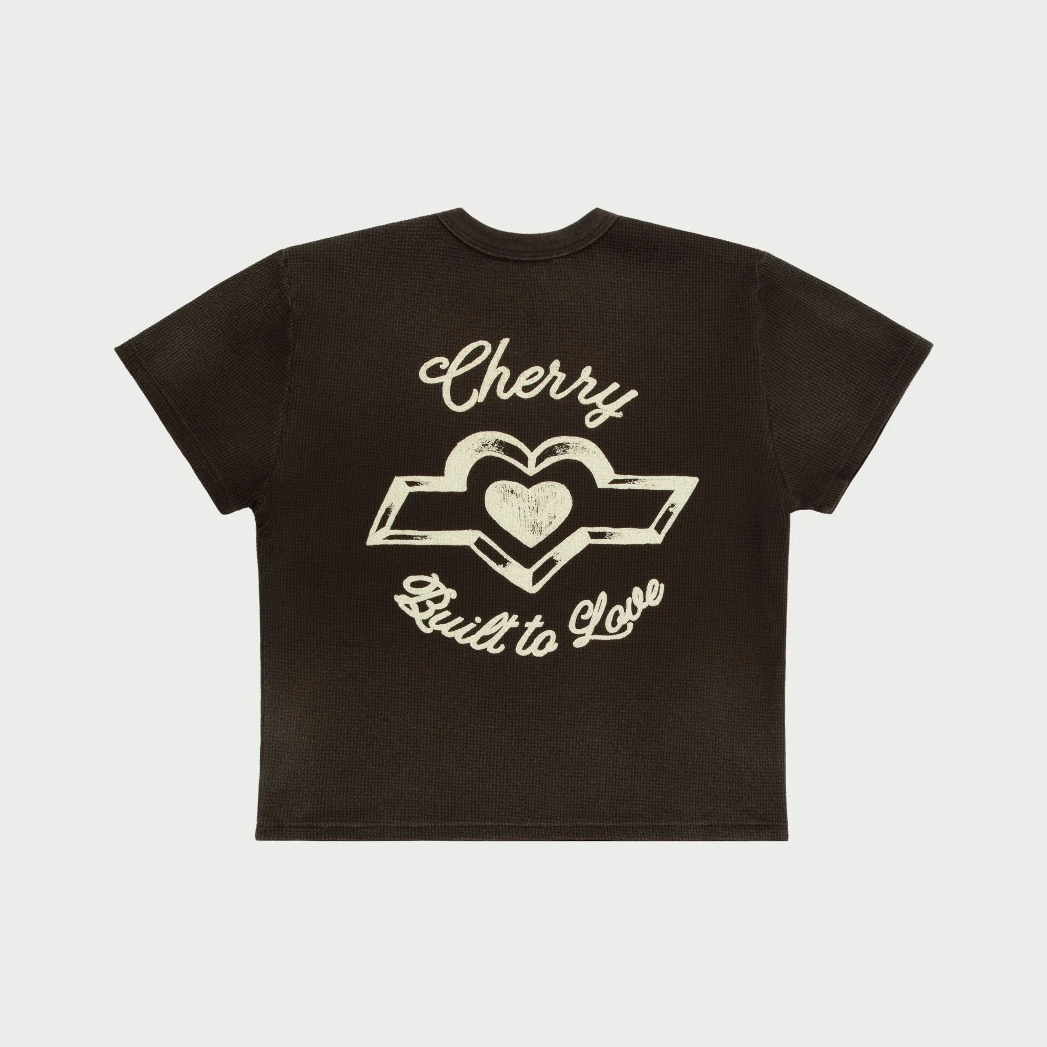 Built to Love Thermal Baby Tee (Espresso)