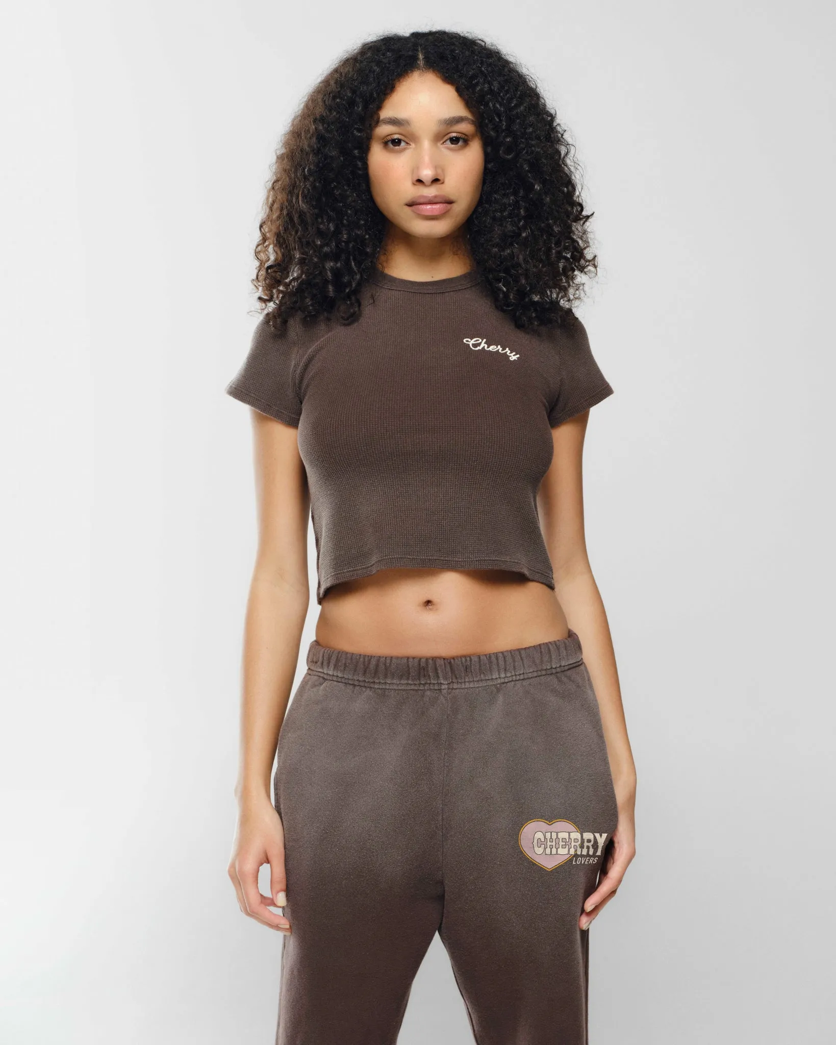 Built to Love Thermal Baby Tee (Espresso)