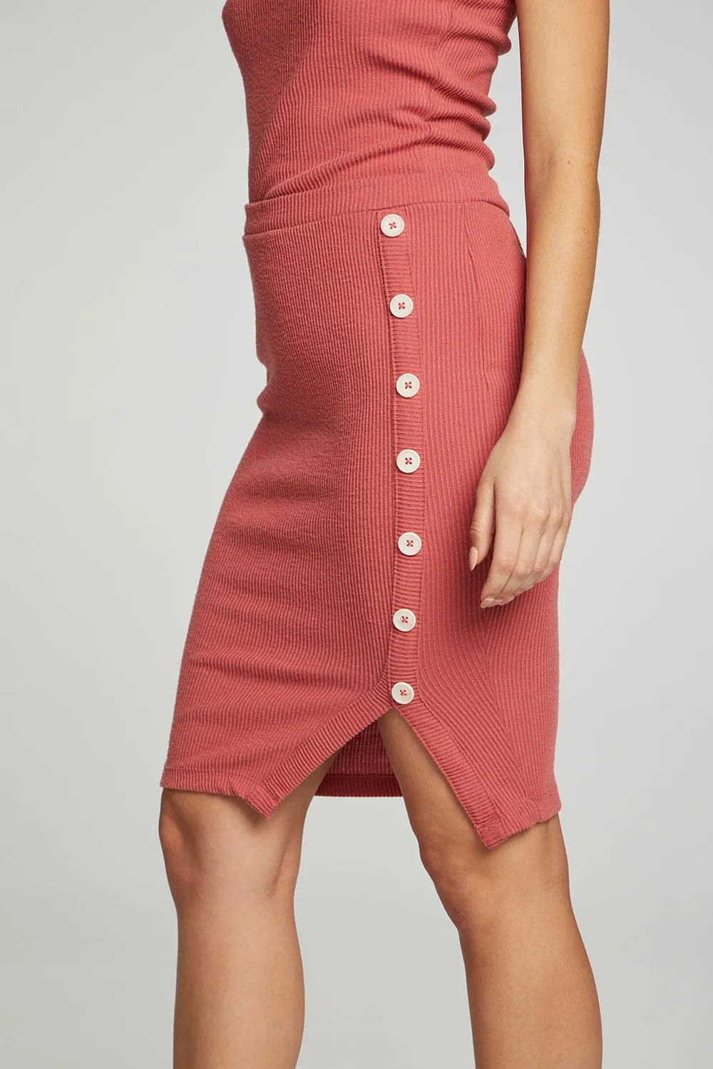 Button Down Pencil Skirt