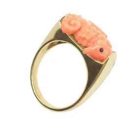 CABALLITO DE MAR PINK RING