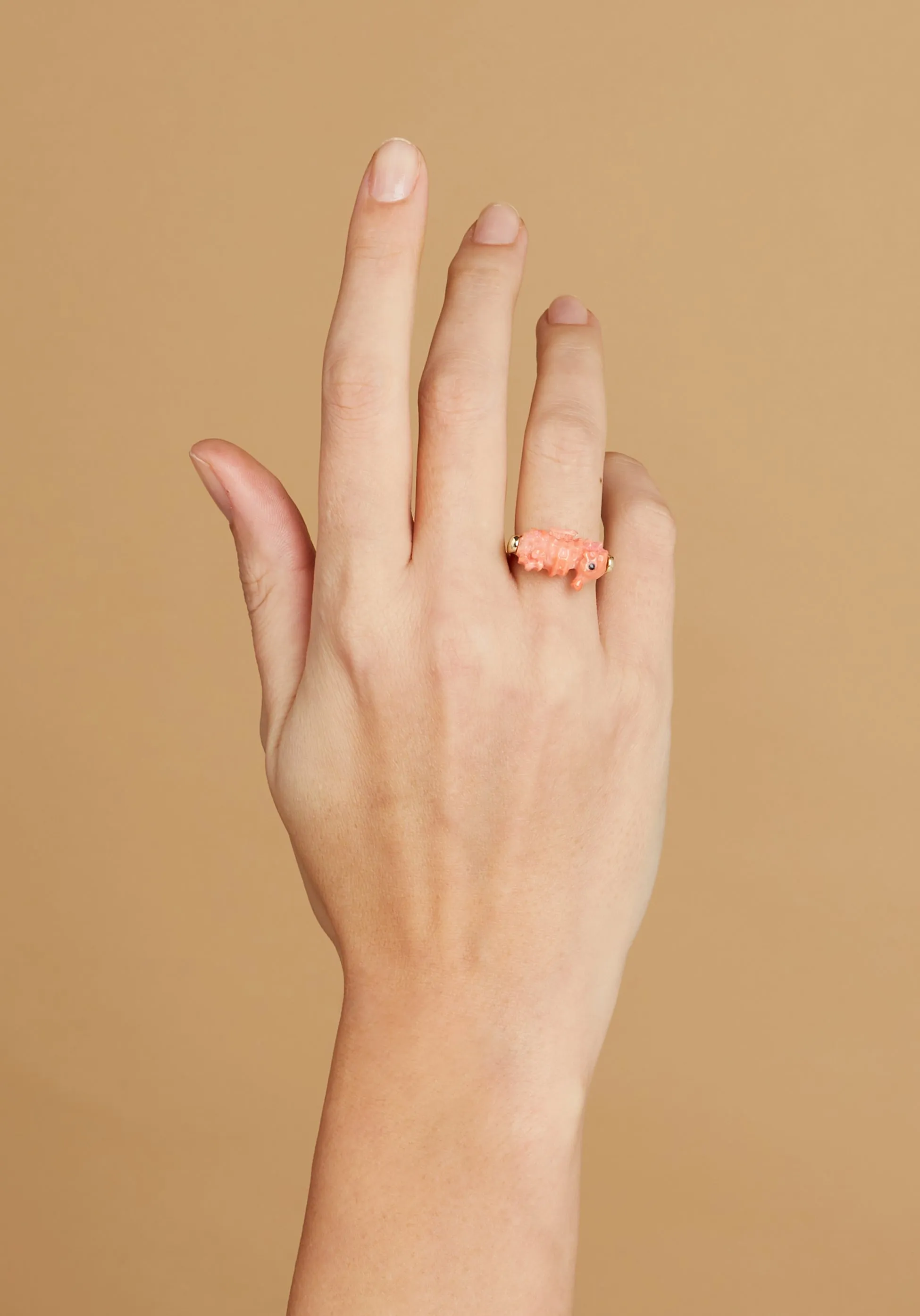 CABALLITO DE MAR PINK RING