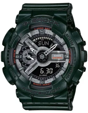 Casio G-Shock S Series Womens Watch - Green - Strap - 200m - World Time