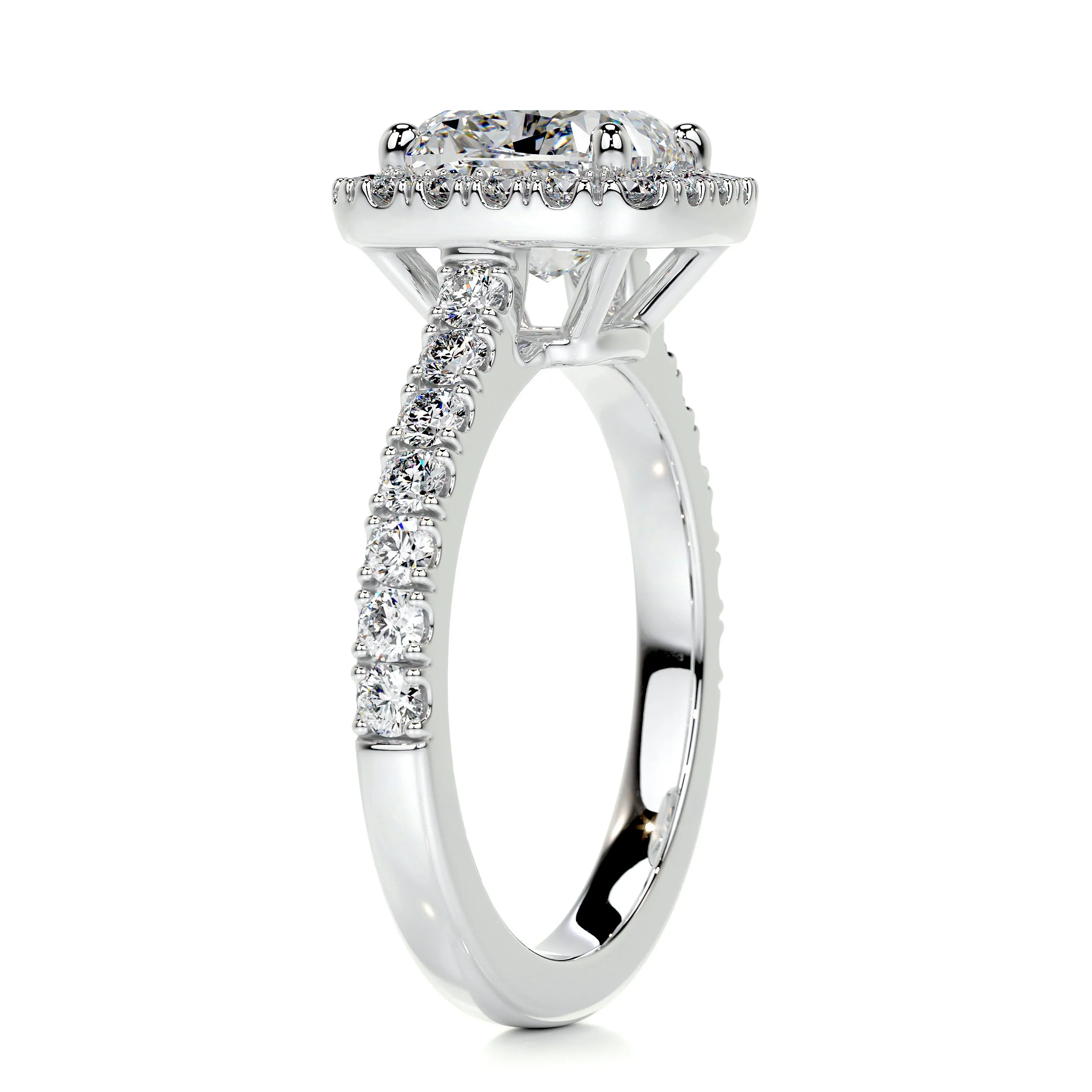 Celeste Diamond Engagement Ring -14K White Gold