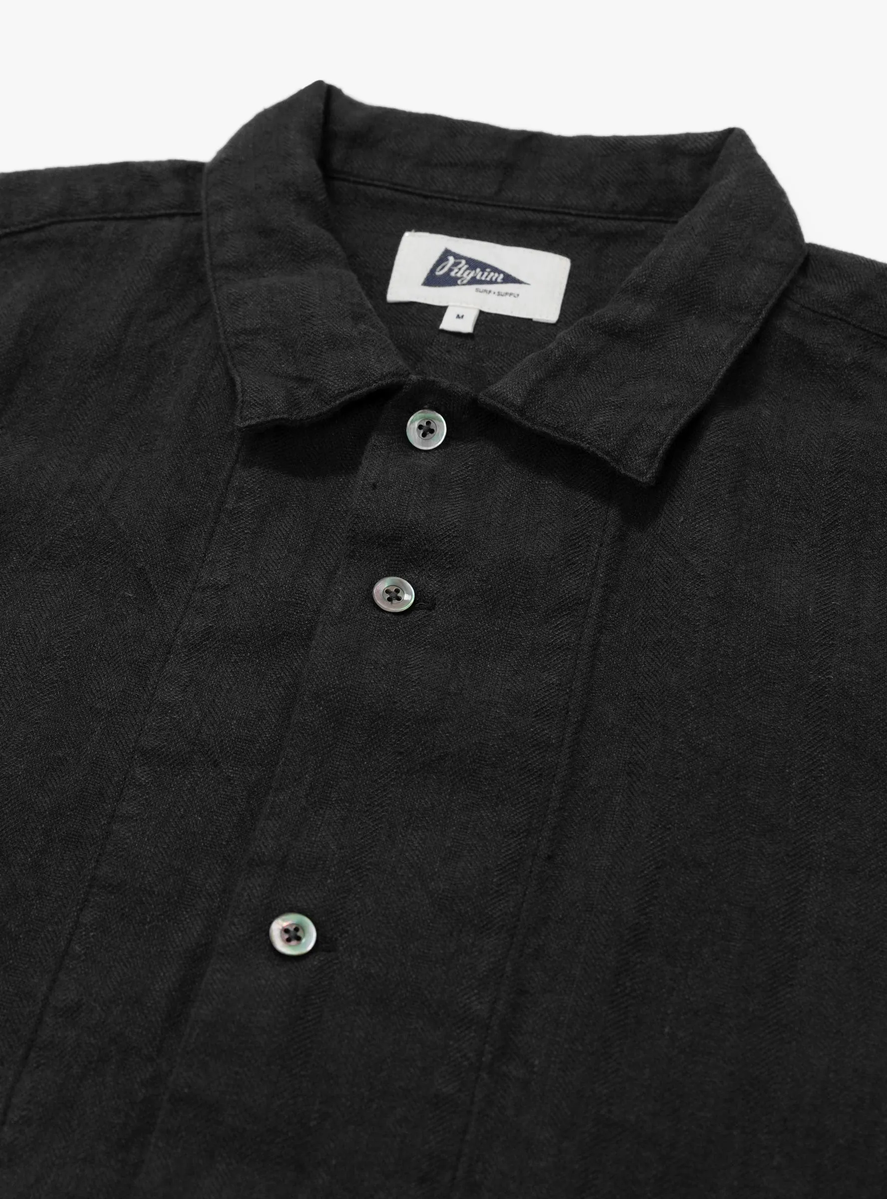 Claude Short Sleeve Shirt Sumi Black