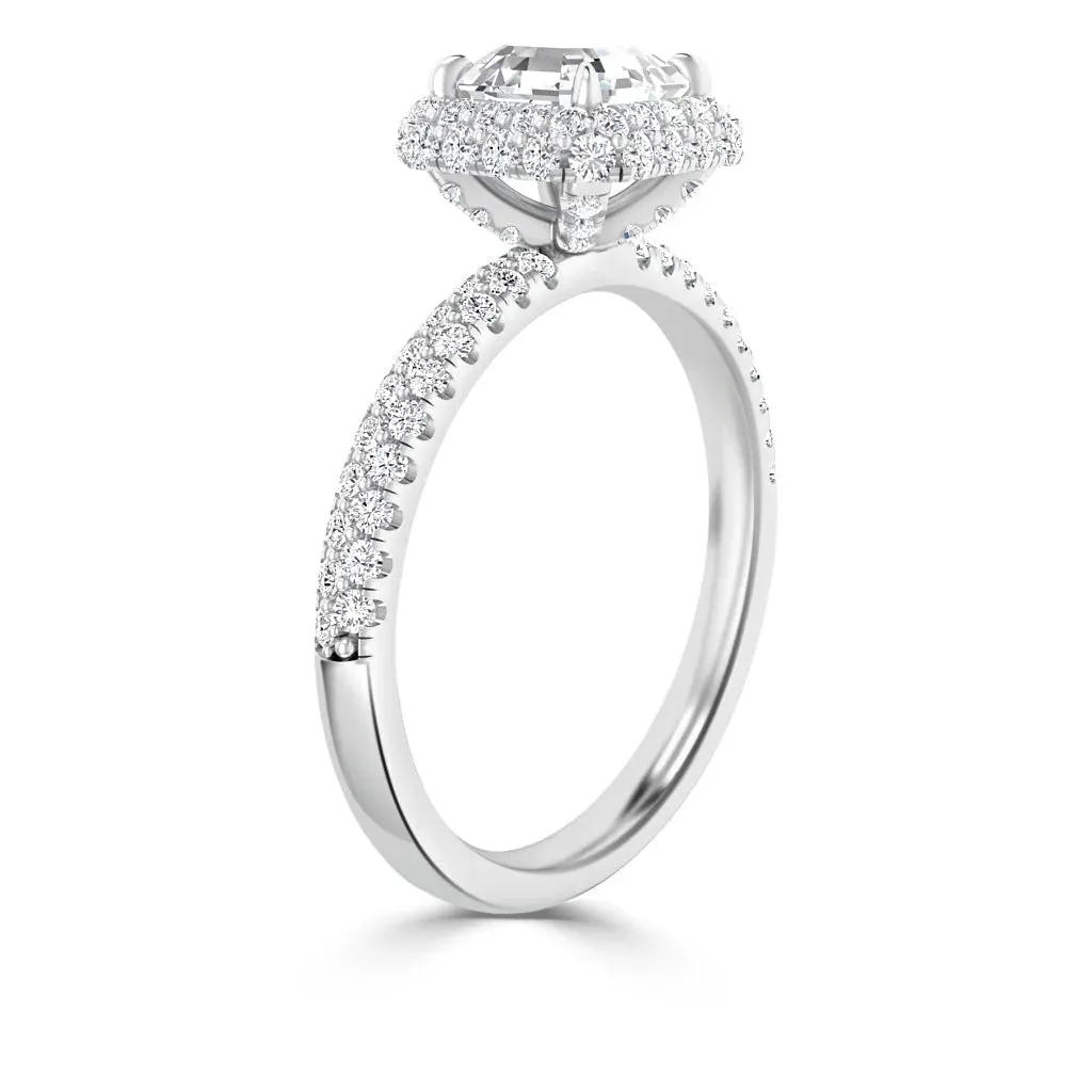 Claudia - 18ct White Gold - Radiant