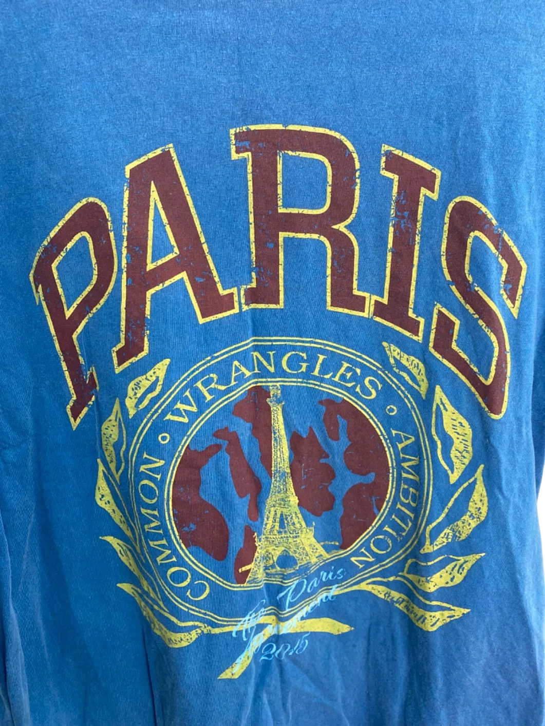 CMON Blue Paris Graphic T-Shirt UK M