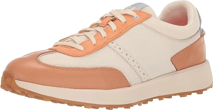 Cole Haan Grand Crosscourt Medow Runner Birch/Nylon Natural Tan/Tangerine Suede