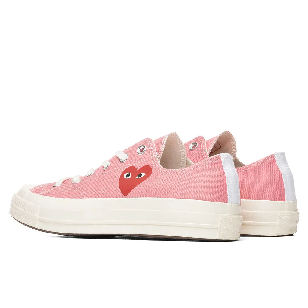 Converse x Comme Des Garcons PLAY All Star Chuck '70 Ox - Strawberry Pink