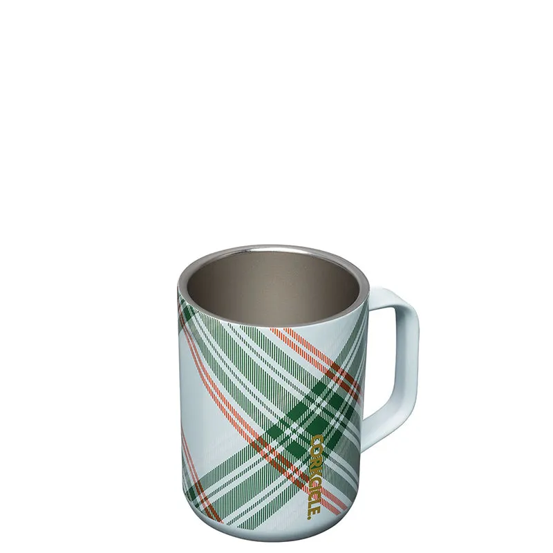 CORKCICLE | Coffee Mug - Peppermint Plaid