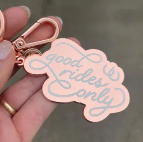 Dapplebay 'Good Rides Only' Keychain