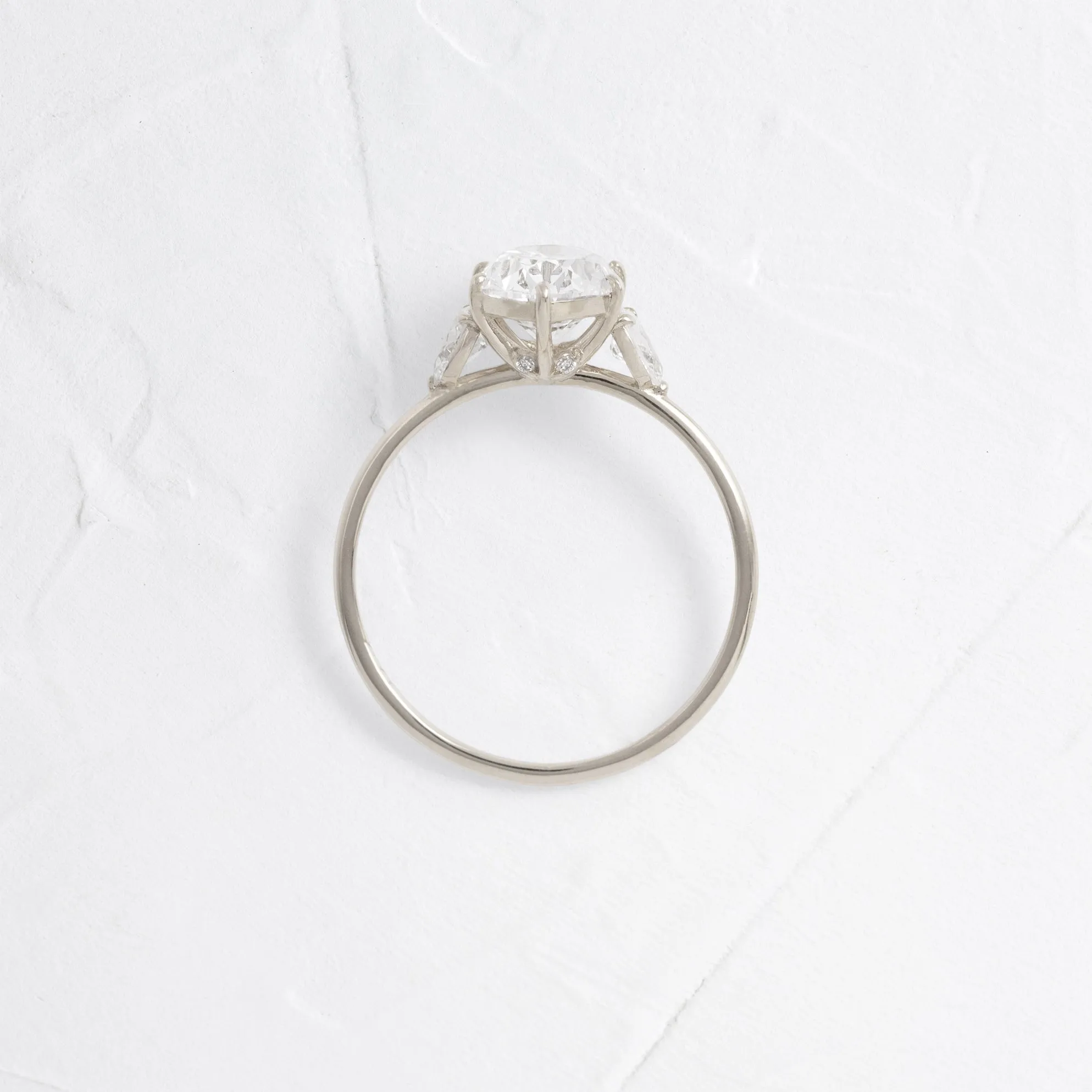 Duet Ring, Oval Cut