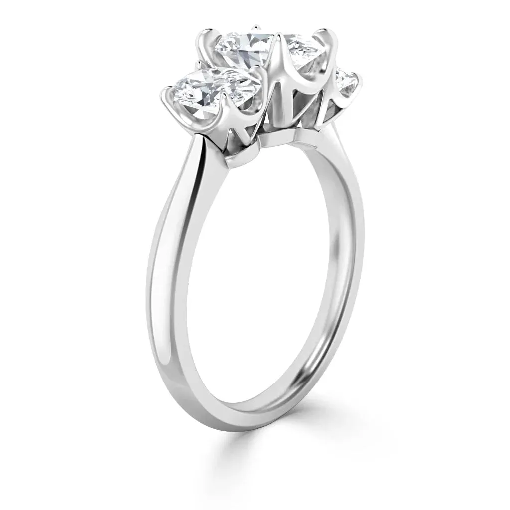 Emily - 18ct White Gold - Oval