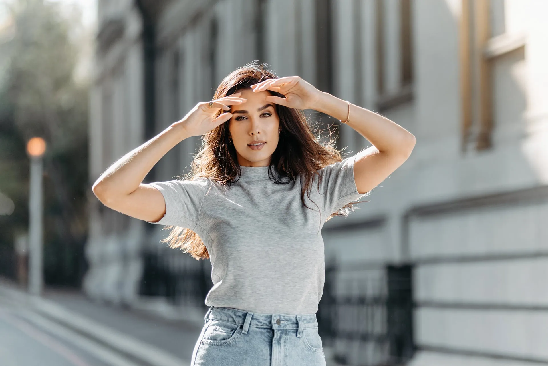 Fiji Short-Sleeve Top |  Grey