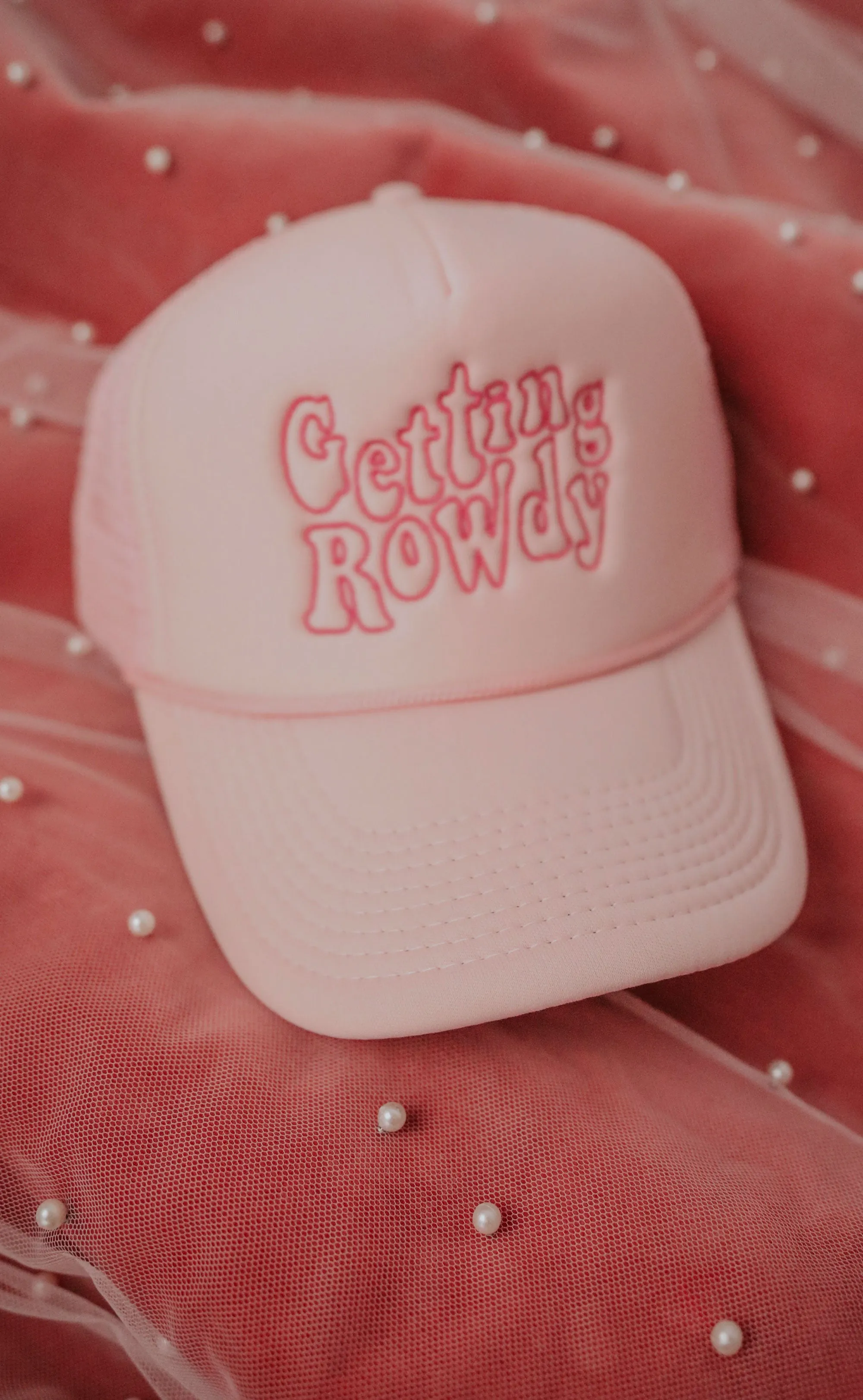 friday   saturday: getting rowdy trucker hat