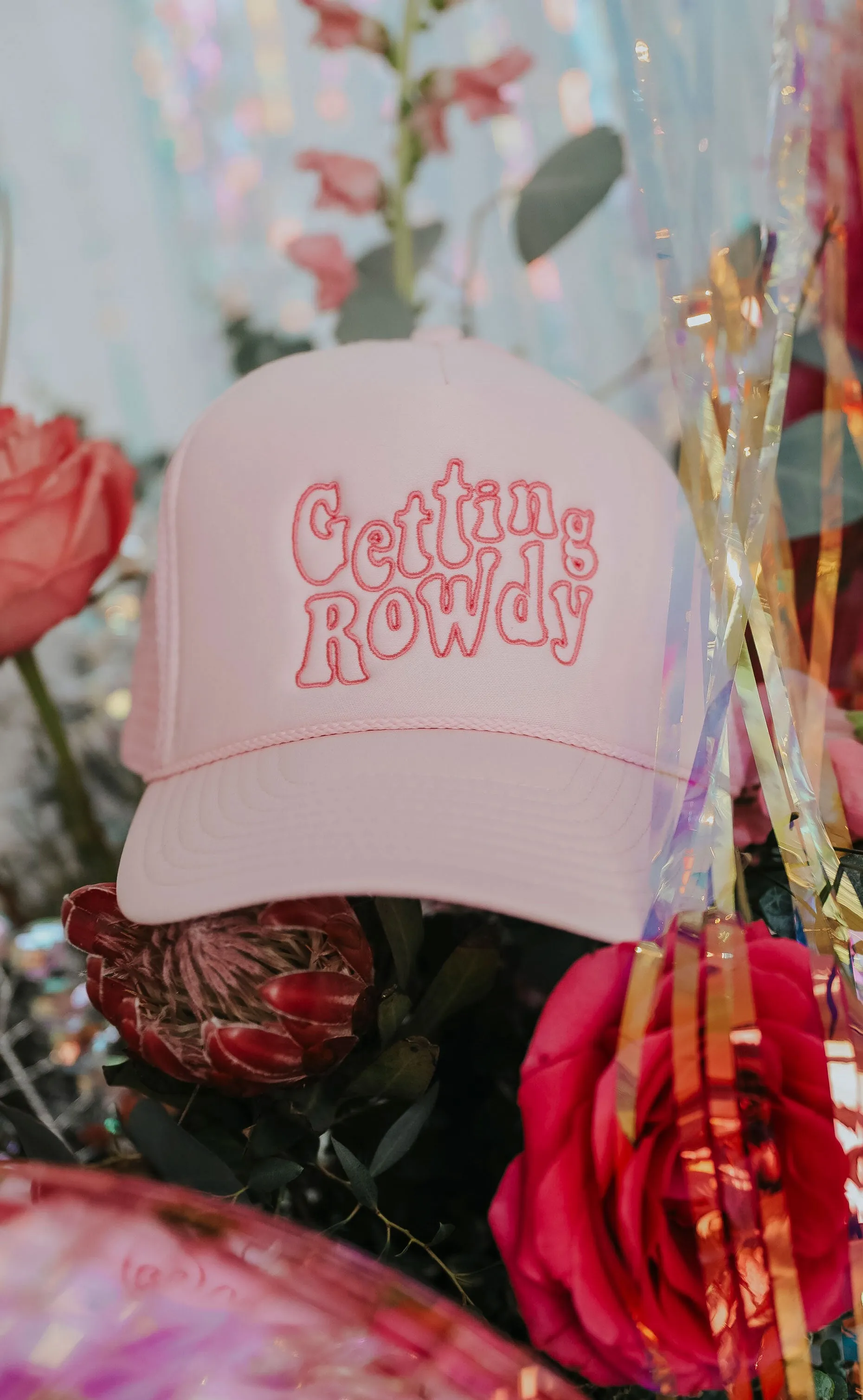 friday   saturday: getting rowdy trucker hat