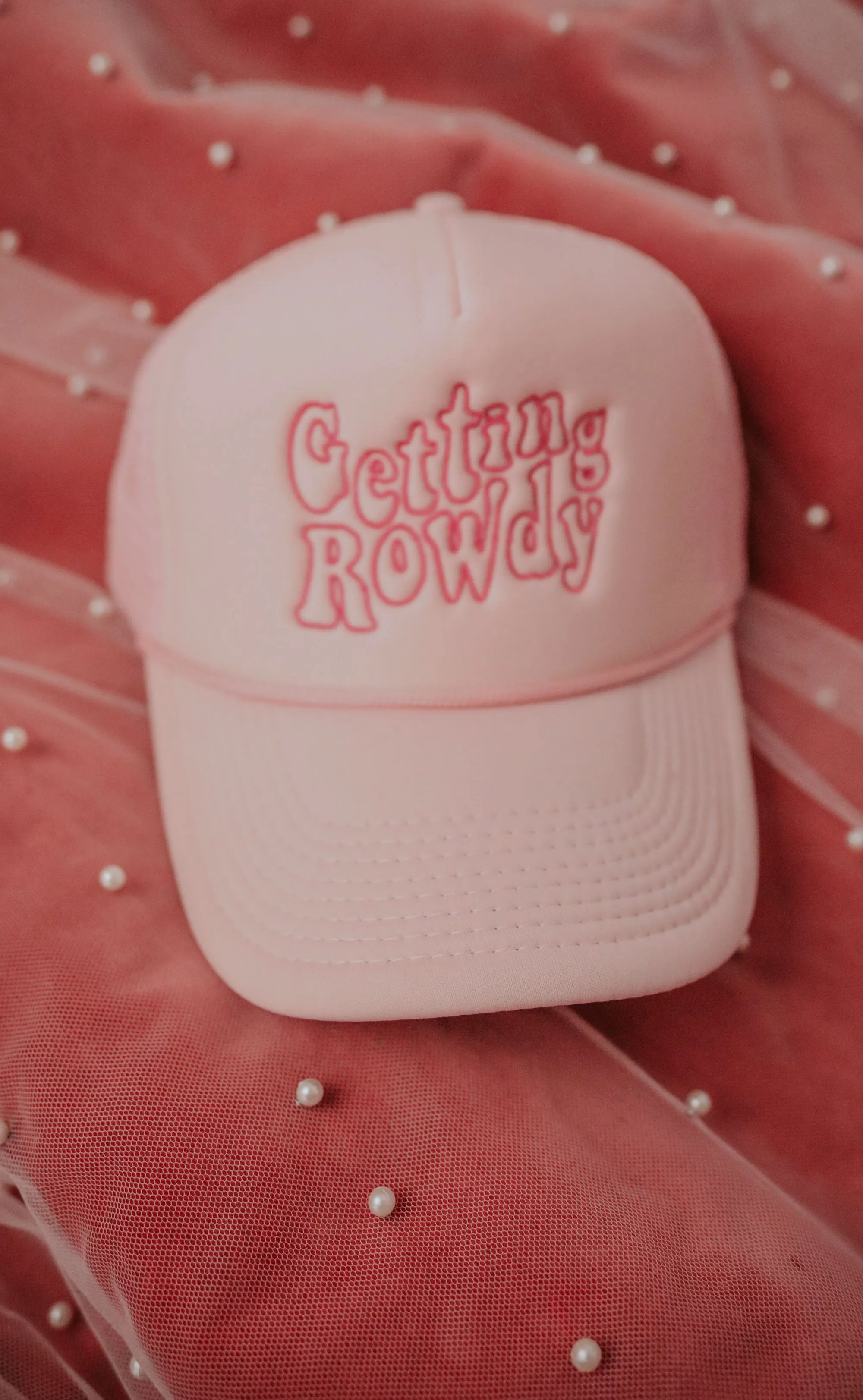 friday   saturday: getting rowdy trucker hat