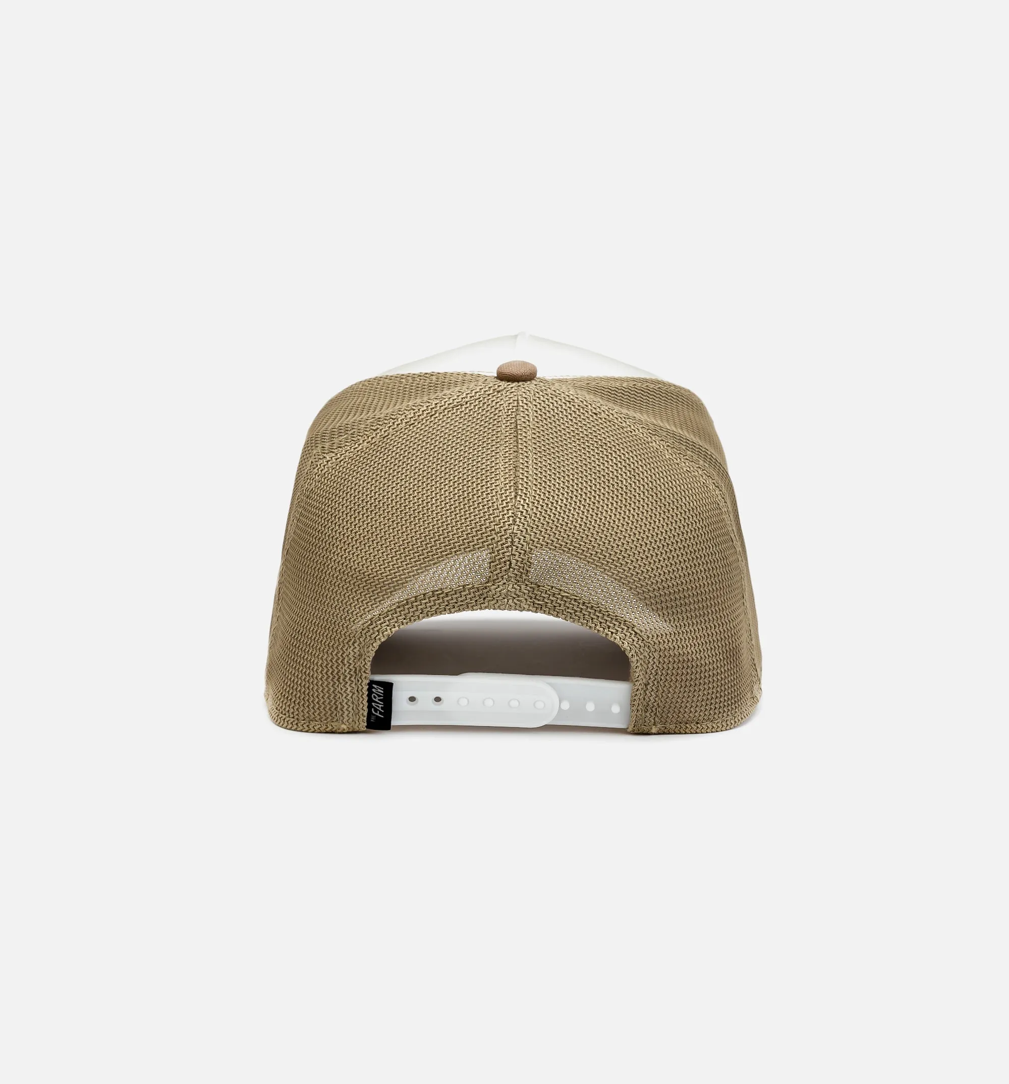 Get Over Here Trucker Mens Hat - Beige