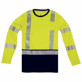 Hi Vis FR T-Shirt - CAT 2 Arc, Type R, Class 3, Long Sleeve