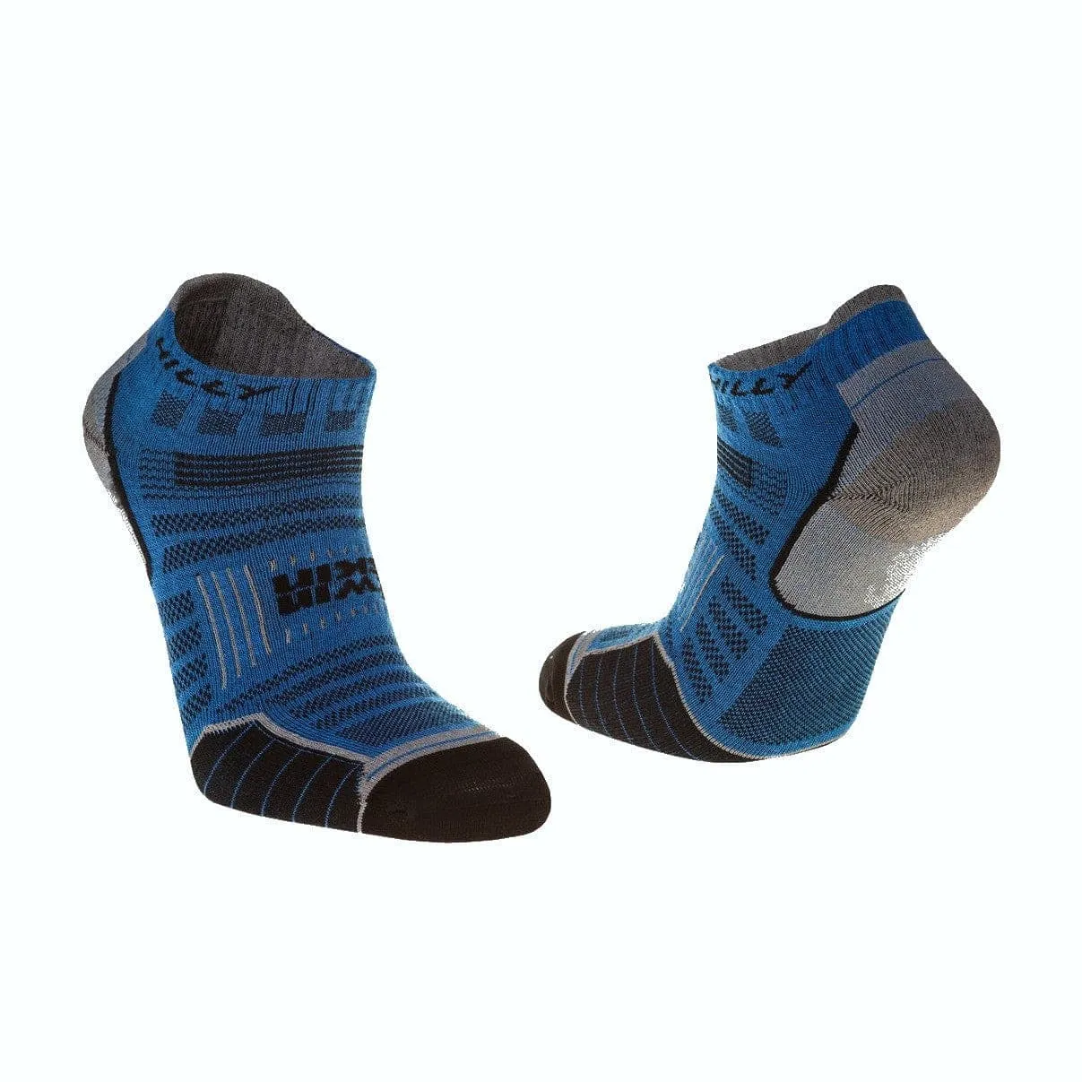 Hilly Unisex Twin Skin Socklet Min Azurite/Grey Marl