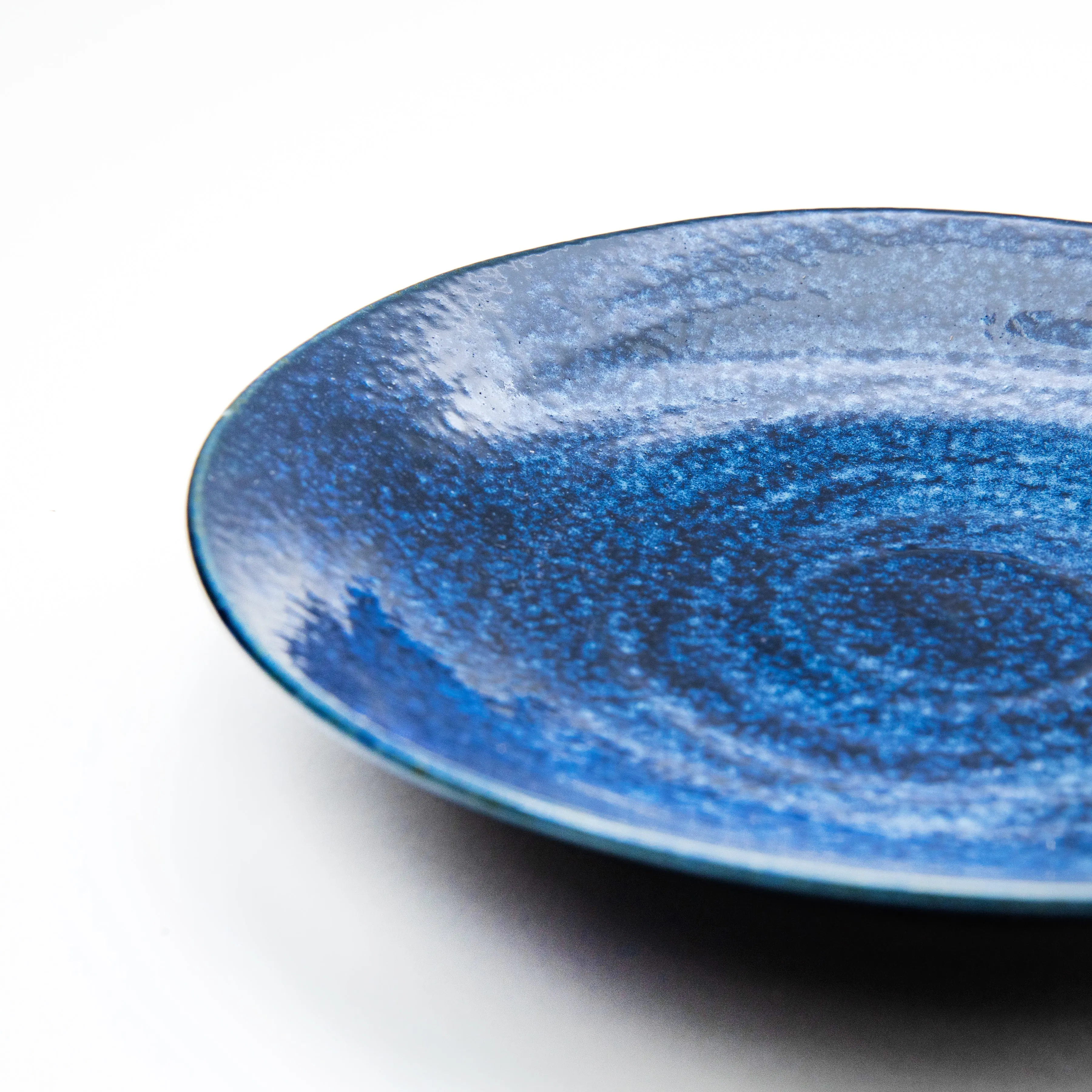 Japanese Lightweight Navy Blue Porcelain Plate