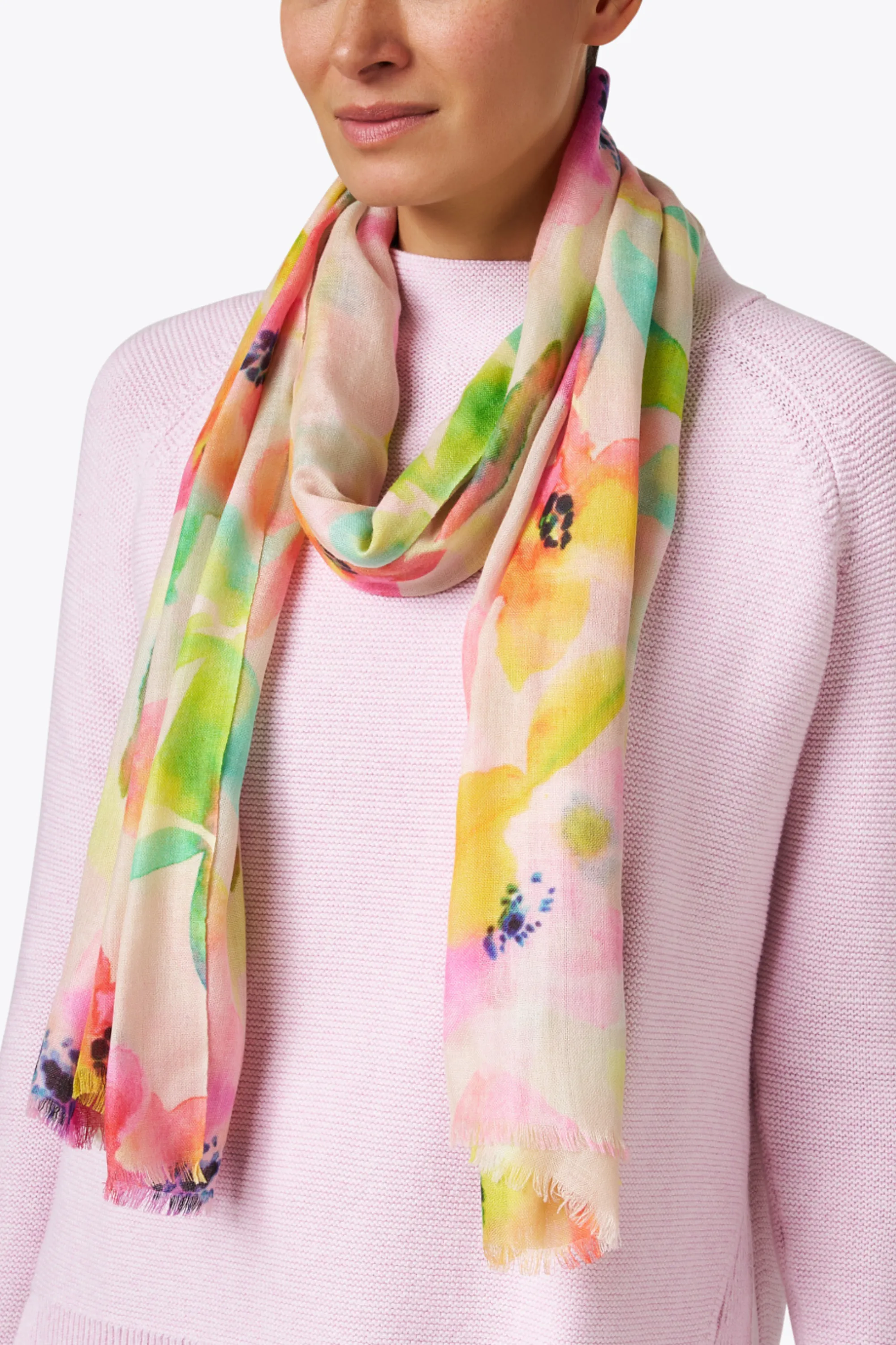 Kinross Posy Print Scarf