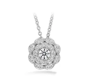 Lorelei Double Halo Diamond Pendant