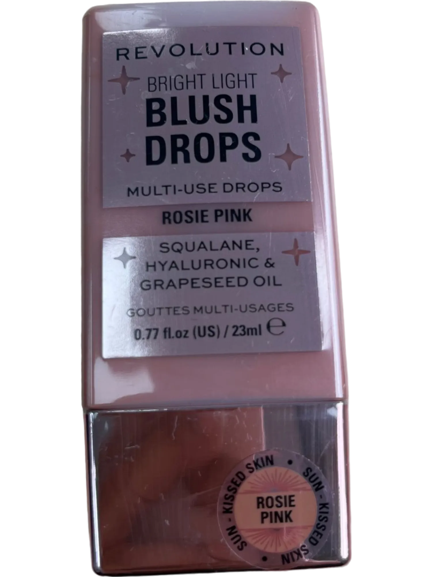 Makeup Revolution Bright Light Blush Drops Rosie Pink