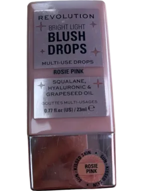 Makeup Revolution Bright Light Blush Drops Rosie Pink