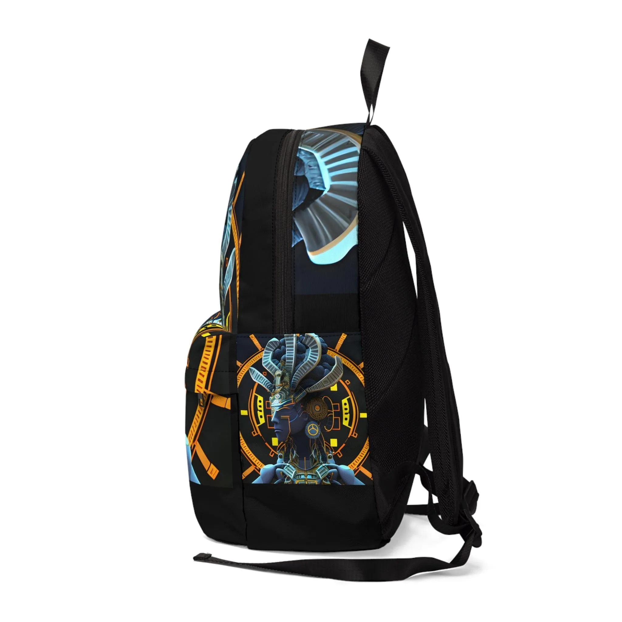 Mayan Aztec Alien Robot Tribal Fusion Backpack Unisex Classic Backpack