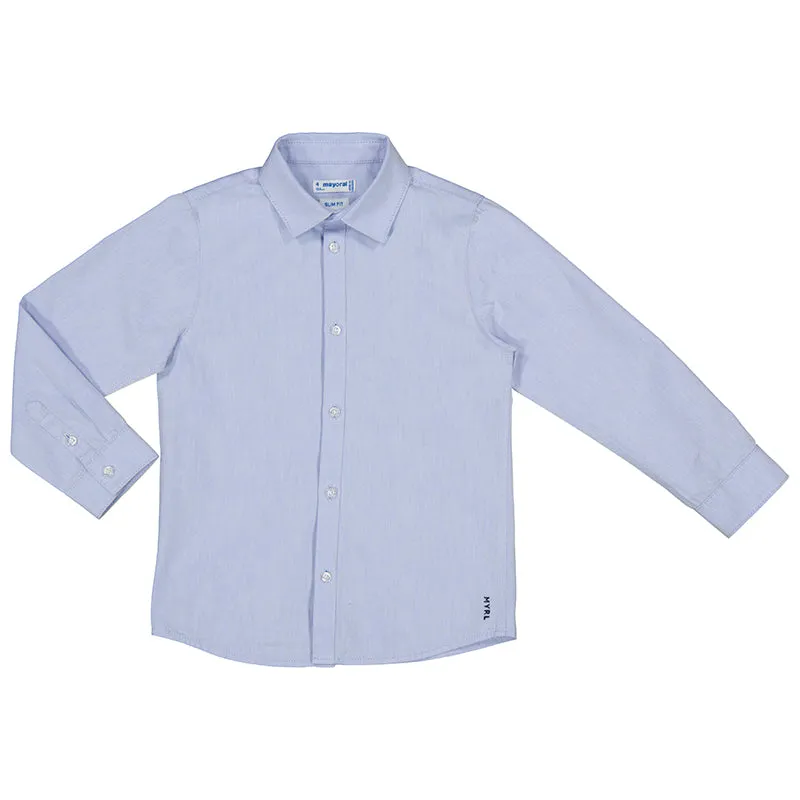 Mayoral Mini Blue Dress Shirt_146-25