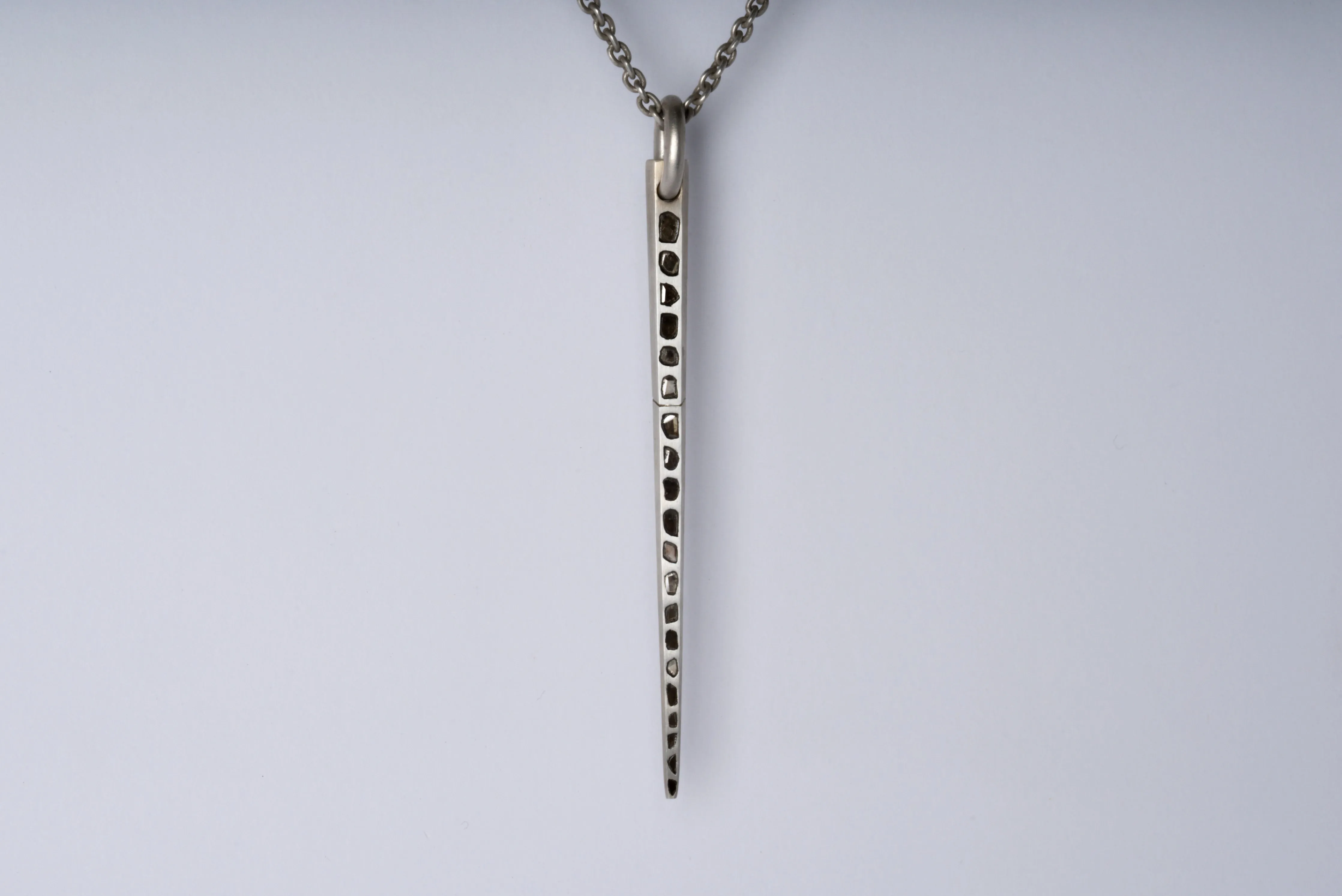 Medium Spike Necklace (Mega Pavé, AS DA DIA)