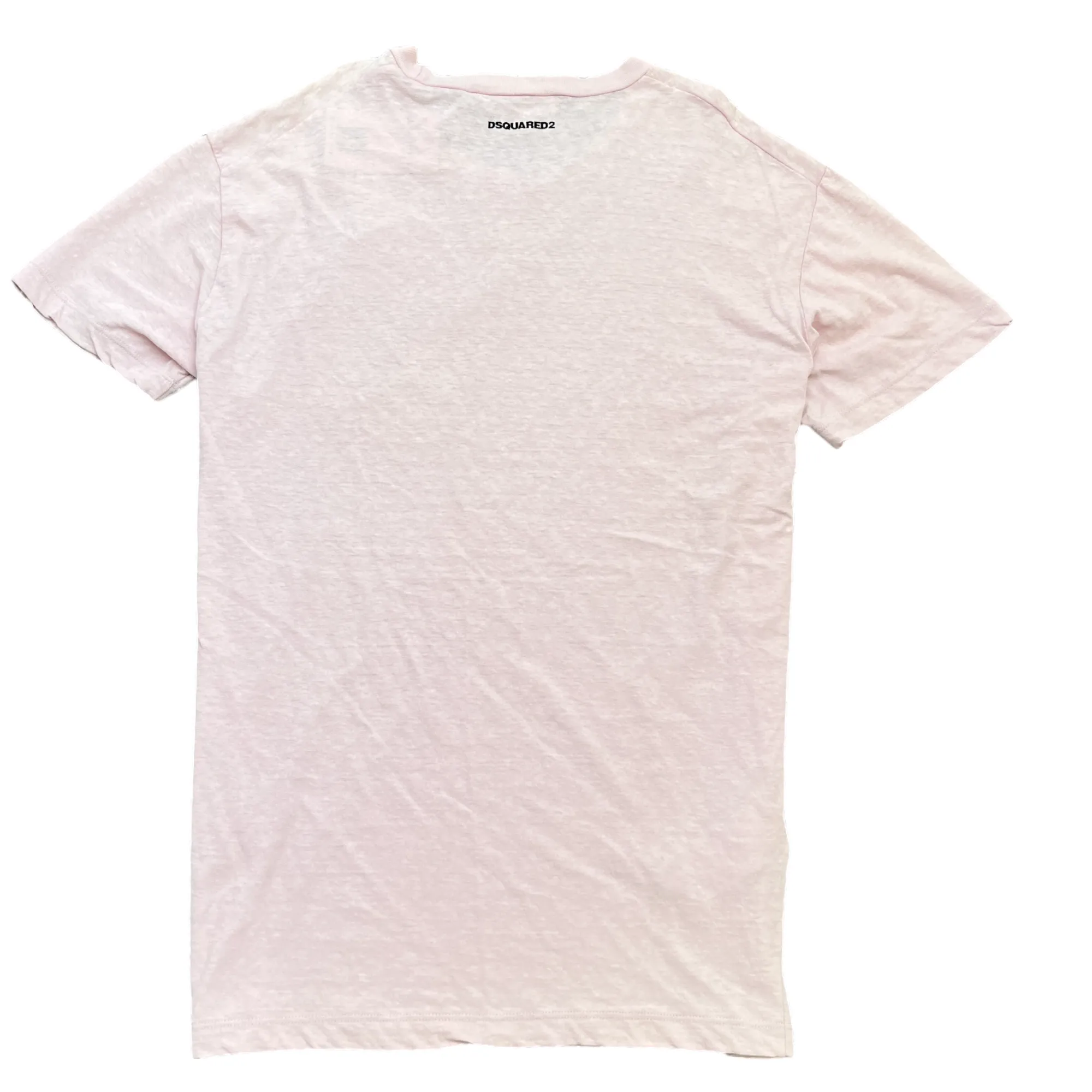 Men's Patch Logo T-Shirt Pink Size L