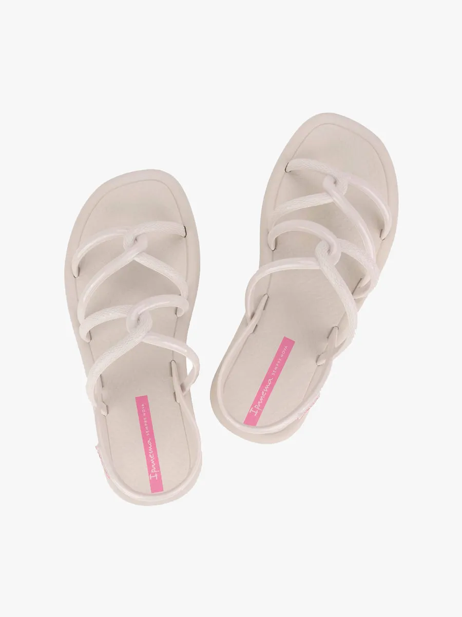 Meu Sol Sandal - Beige/pink