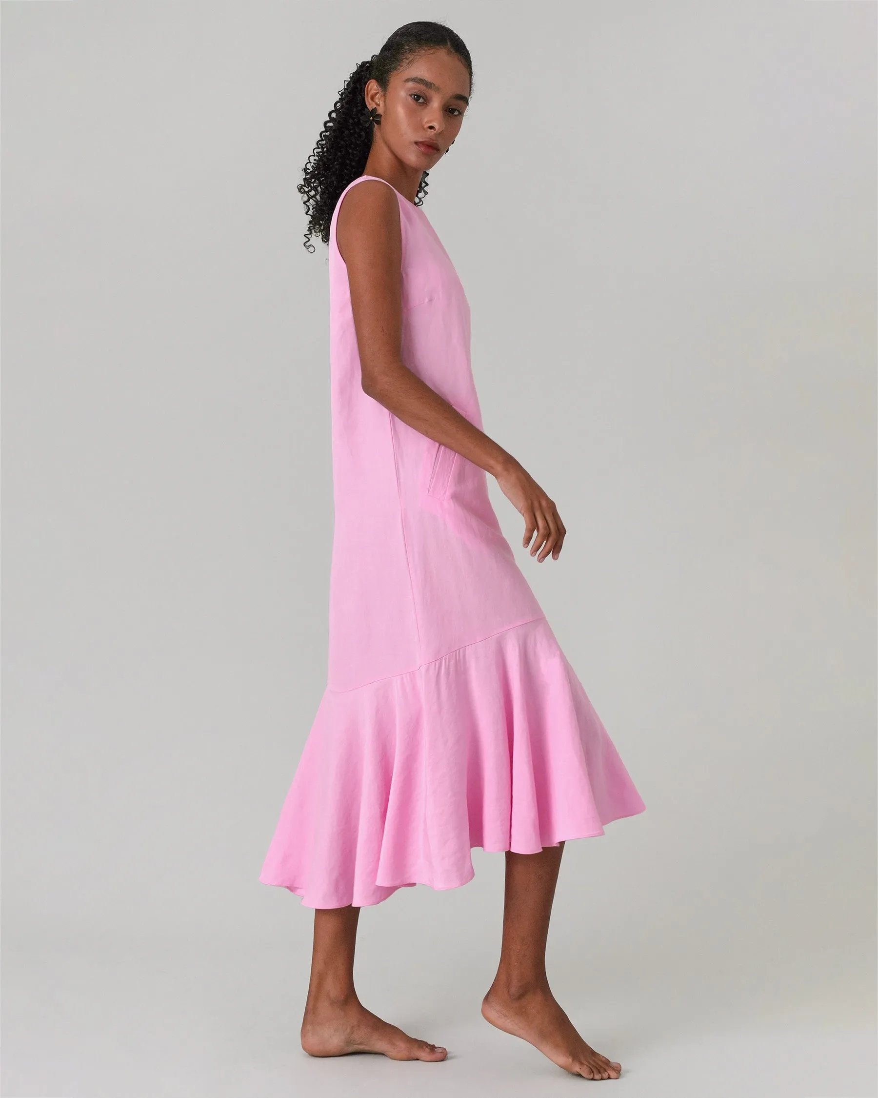 Mium Linen Maxi Dress