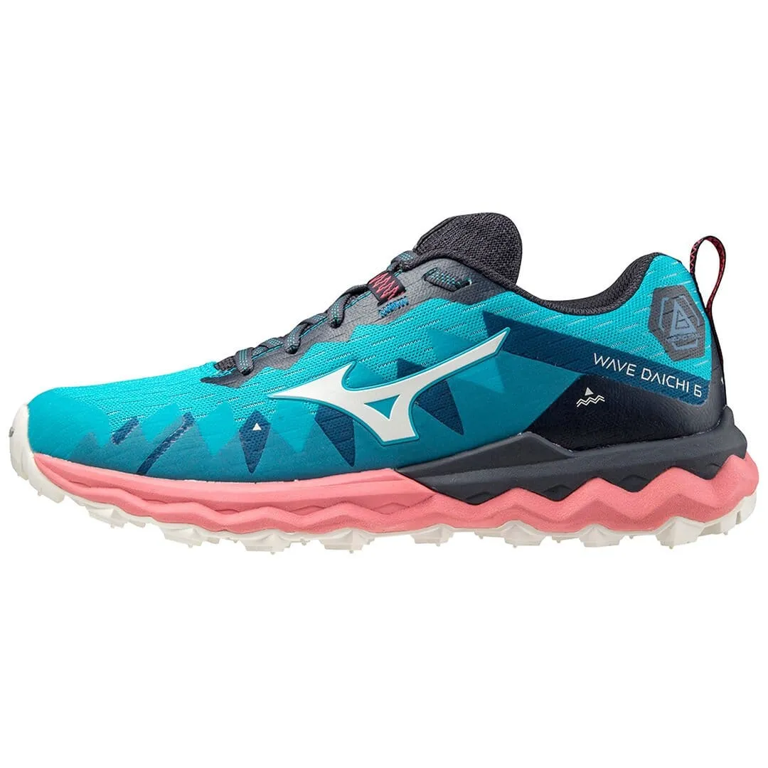 Mizuno Wave Daichi 6 (Women's) - Scubab/Snowwhite/Tearose