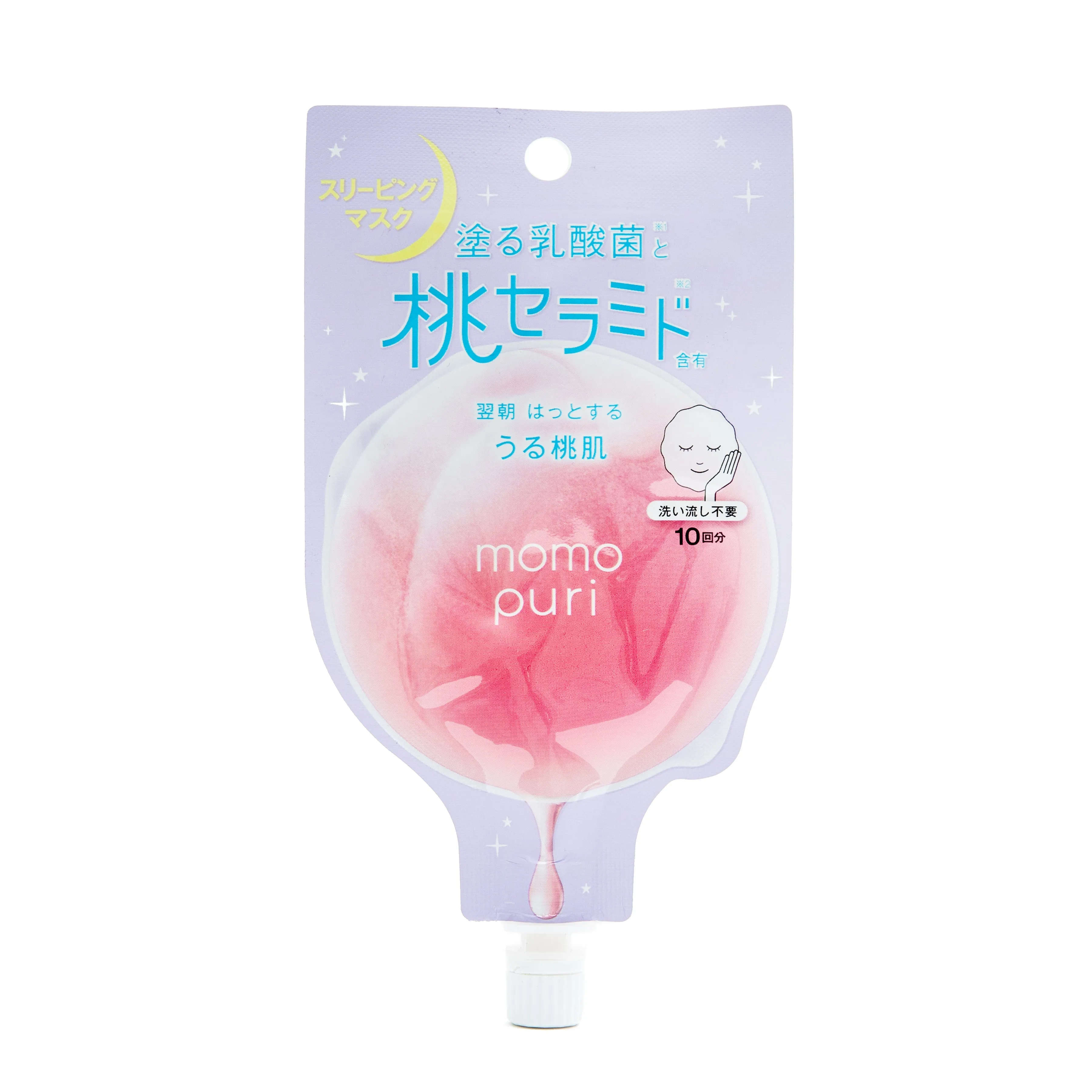 Momopuri Peach Ceramide Facial Mask